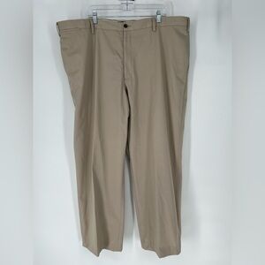 EDDIE BAUER NWOT‎  CLASSIC FIT  WRINKLE & STAIN RESISTANT TAN CHINO PANTS